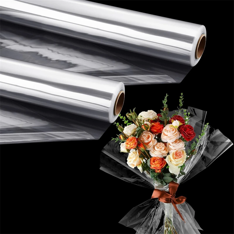 Cellophane Wrap Clear - Clear Cellophane Wrap Roll For Gift