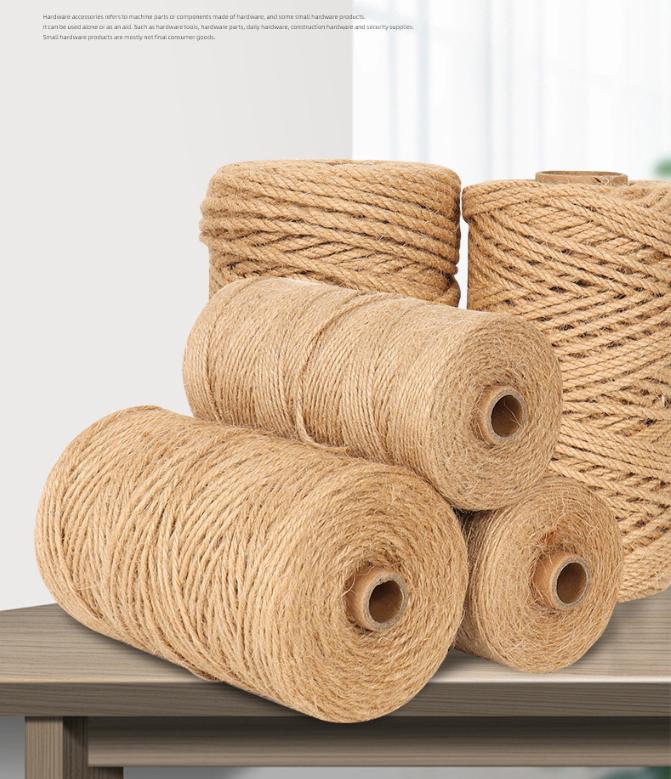 100M Natural Vintage Jute Rope - огляд і ціна Twine Jute Natural
