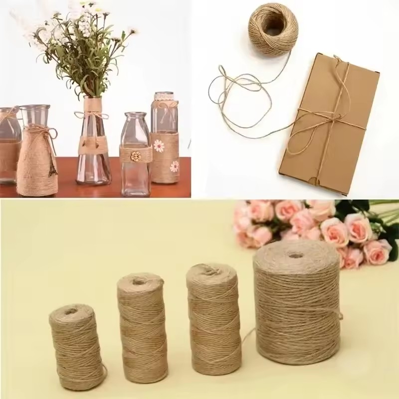 100M Natural Vintage Jute Rope - огляд і ціна Twine Jute Natural