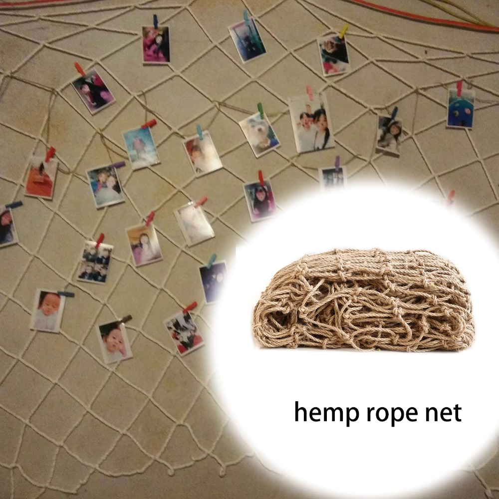 Hemp Rope Climbing Net Nature  - огляд і ціна Twine Jute Natural