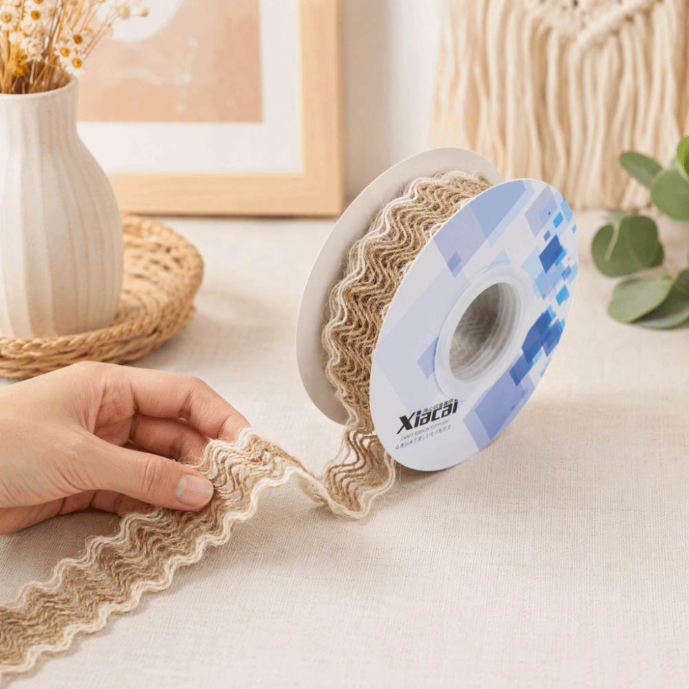 Boho Jute Burlap Ribbon Natura - огляд і ціна Twine Jute Natural