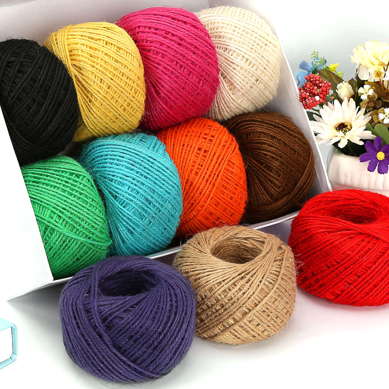 DIY Natural 2mm 50M/Roll Color - огляд і ціна Twine Jute Natural