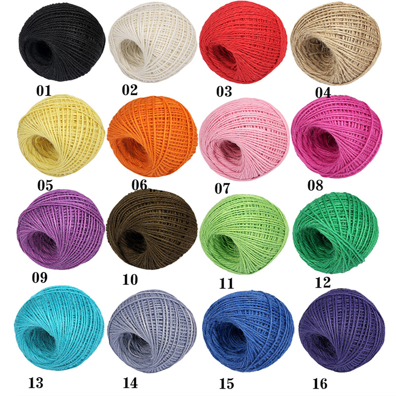 DIY Natural 2mm 50M/Roll Color - огляд і ціна Twine Jute Natural