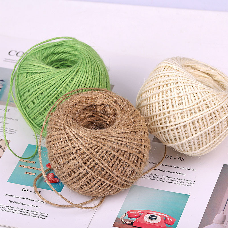 DIY Natural 2mm 50M/Roll Color - огляд і ціна Twine Jute Natural