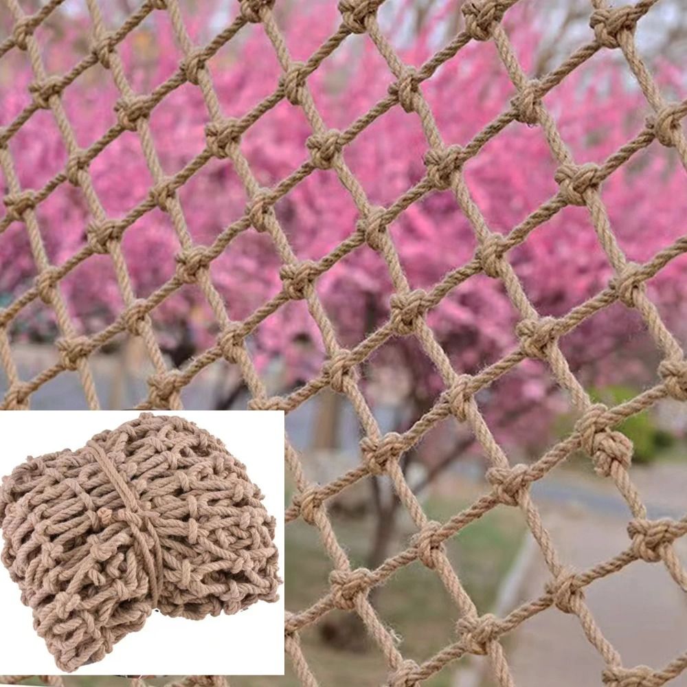 Hemp Rope Climbing Net Nature  - огляд і ціна Twine Jute Natural