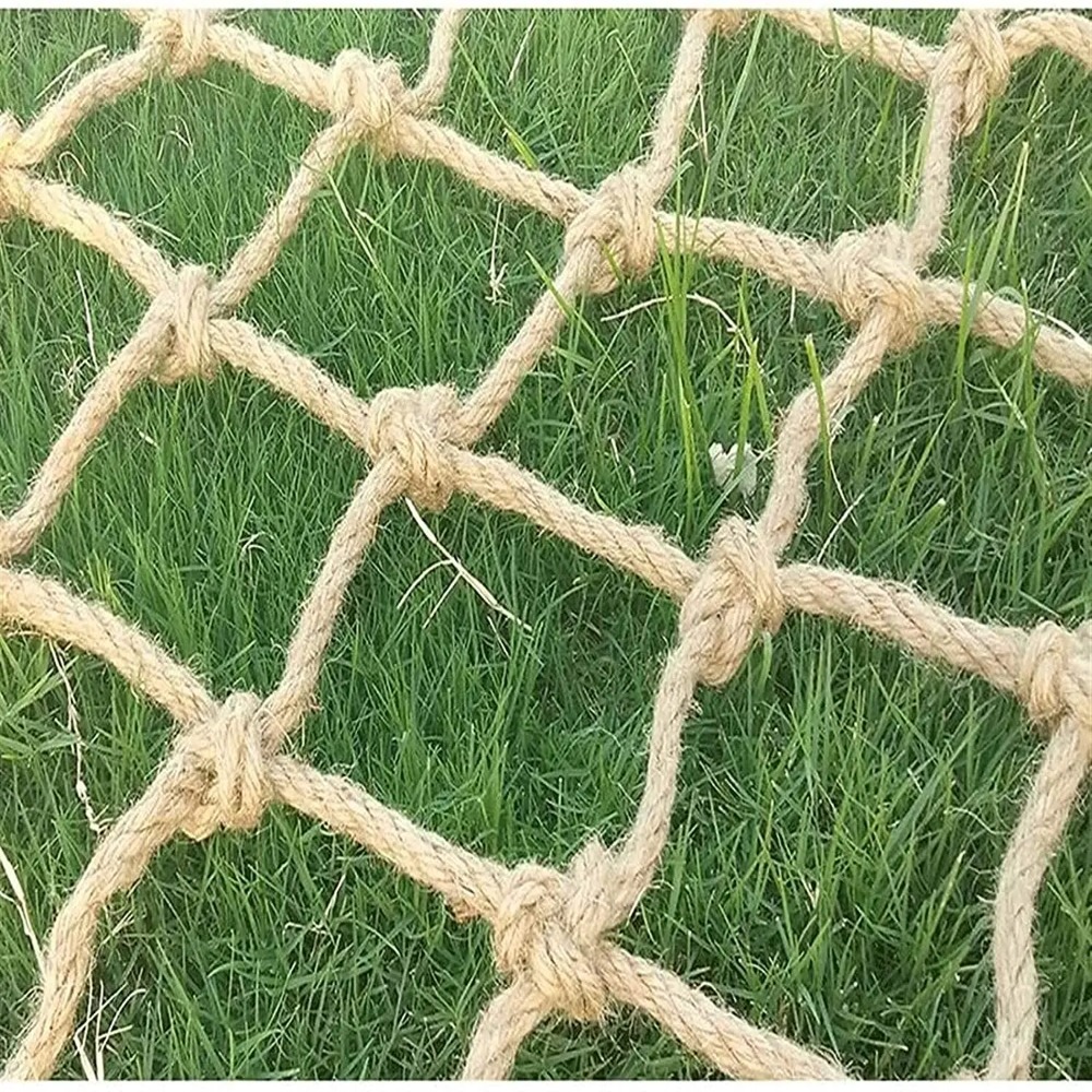 Hemp Rope Climbing Net Nature  - огляд і ціна Twine Jute Natural